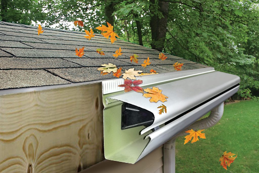 leaf guards vs aluminum gutter guard installation